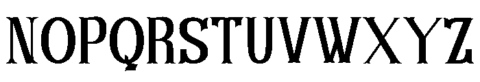 Gafinethtrial Regular Font UPPERCASE