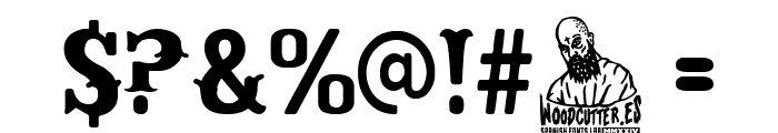 Gain Circus Font OTHER CHARS