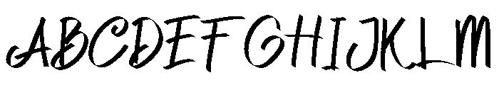 GakRewel Font UPPERCASE