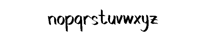 GakRewel Font LOWERCASE