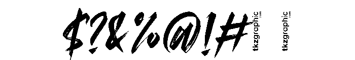 Gakuran Demo Regular Font OTHER CHARS