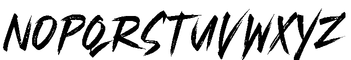 Gakuran Demo Regular Font UPPERCASE