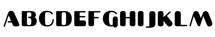 Gakuwa Regular Font UPPERCASE