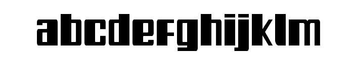 Galactic Storm Condensed Font LOWERCASE
