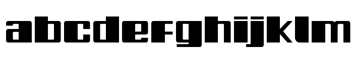 Galactic Storm Expanded Font LOWERCASE