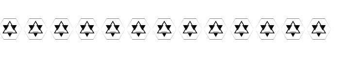 Galactica-Pyramid-Card-Game Font UPPERCASE