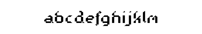 Galactica S Bold Font LOWERCASE