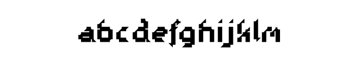 Galactica S Extra Bold Font LOWERCASE