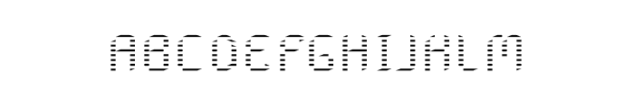 Galactica S Regular V. Striped Font UPPERCASE