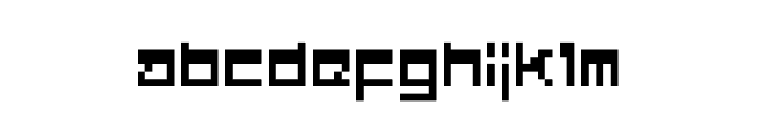 Galactic Font LOWERCASE