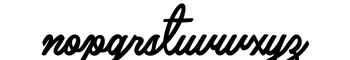 Galaxie Personal Use Regular Font LOWERCASE