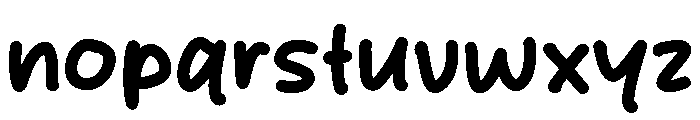 Galaxy Blue Font LOWERCASE