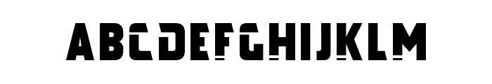 Galaxy Force Font LOWERCASE