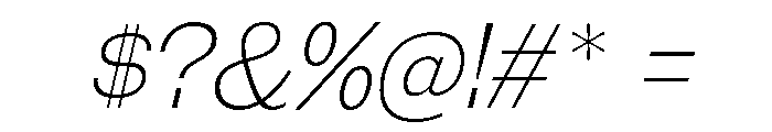 Galderglynn Titling Thin Italic Font OTHER CHARS