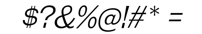 GalderglynnTitlingLt-Italic Font OTHER CHARS