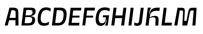 Galilea Sans PERSONAL USE Italic Font UPPERCASE