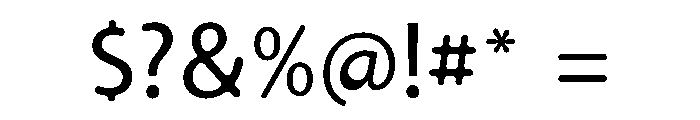 Galileo-Serif Font OTHER CHARS