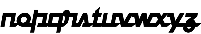 Galiver Sans Bold Italic Font LOWERCASE