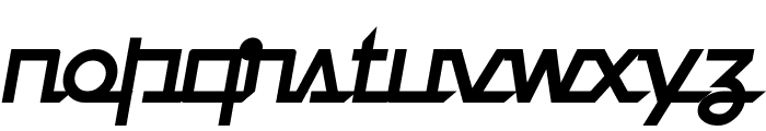 Galiver Sans Italic Font LOWERCASE