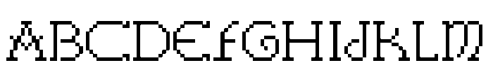 GallaeciaPixelei Font UPPERCASE