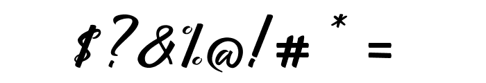 Gallisia Design Script Font OTHER CHARS