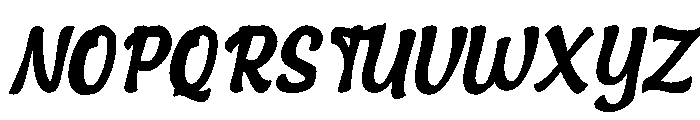 Galore Snack Personal Use Font UPPERCASE