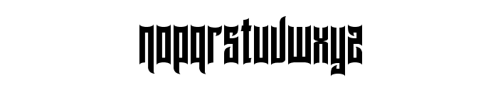 GalvestonTX Font LOWERCASE