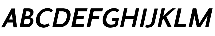 Gama-Sans- Bold Italic Font UPPERCASE