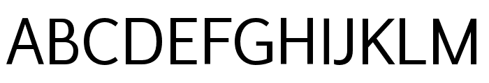 Gama-Sans-Regular Font UPPERCASE