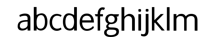Gama-Sans-Regular Font LOWERCASE