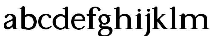 Gama-Serif Bold Font LOWERCASE