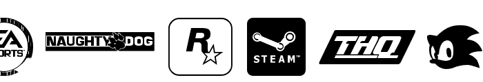 Game Logos Font LOWERCASE