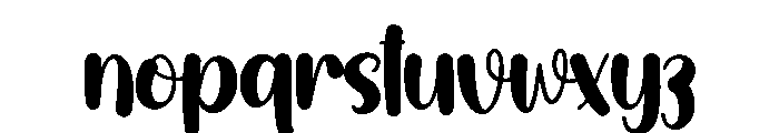 Gameday Font LOWERCASE