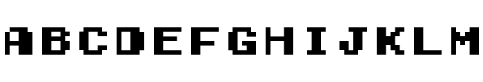 Gamegirl Classic Font UPPERCASE