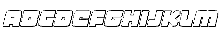 Gamer Spot 3D Italic FONT