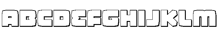 Gamer Spot 3D Font UPPERCASE