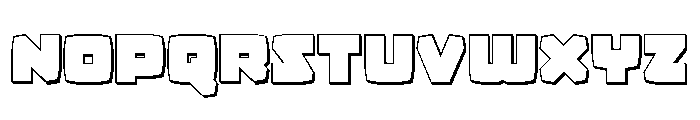 Gamer Spot 3D Font UPPERCASE
