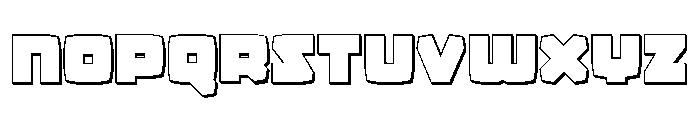 Gamer Spot 3D Font LOWERCASE