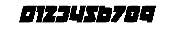 Gamer Spot Condensed Italic Font OTHER CHARS