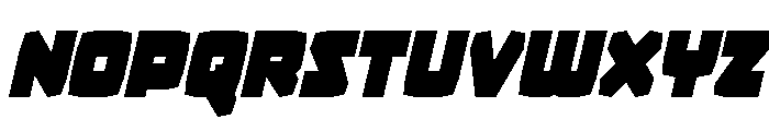 Gamer Spot Condensed Italic Font UPPERCASE