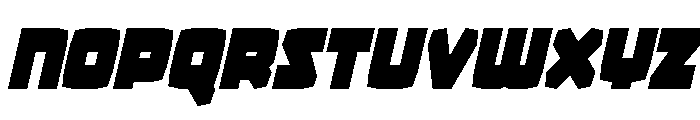 Gamer Spot Condensed Italic Font LOWERCASE