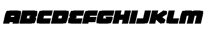 Gamer Spot Expanded Italic Font UPPERCASE