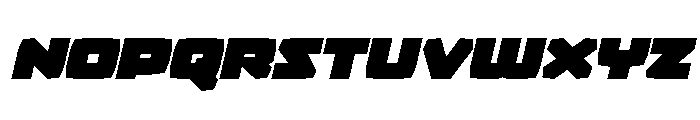 Gamer Spot Expanded Italic Font UPPERCASE
