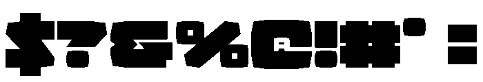 Gamer Spot Expanded Font OTHER CHARS