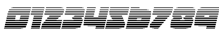 Gamer Spot Gradient Italic Font OTHER CHARS