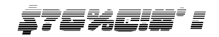 Gamer Spot Gradient Italic Font OTHER CHARS