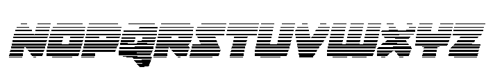 Gamer Spot Gradient Italic Font UPPERCASE