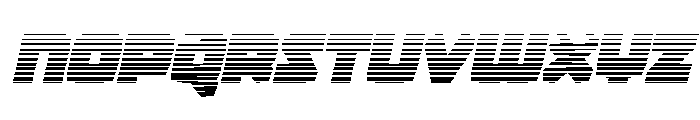 Gamer Spot Gradient Italic Font LOWERCASE