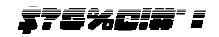 Gamer Spot Halftone Italic Font OTHER CHARS