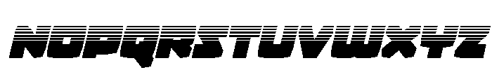 Gamer Spot Halftone Italic Font UPPERCASE